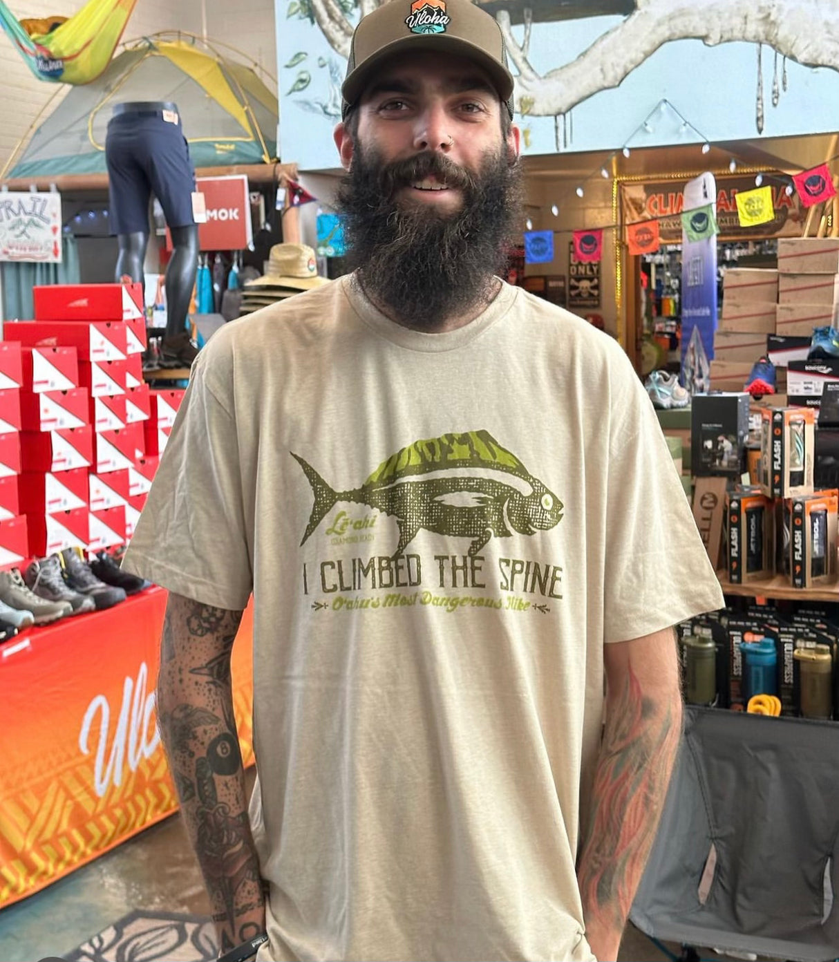 Uloha - "I Climbed The Spine" Lē'ahi Unisex T-Shirt