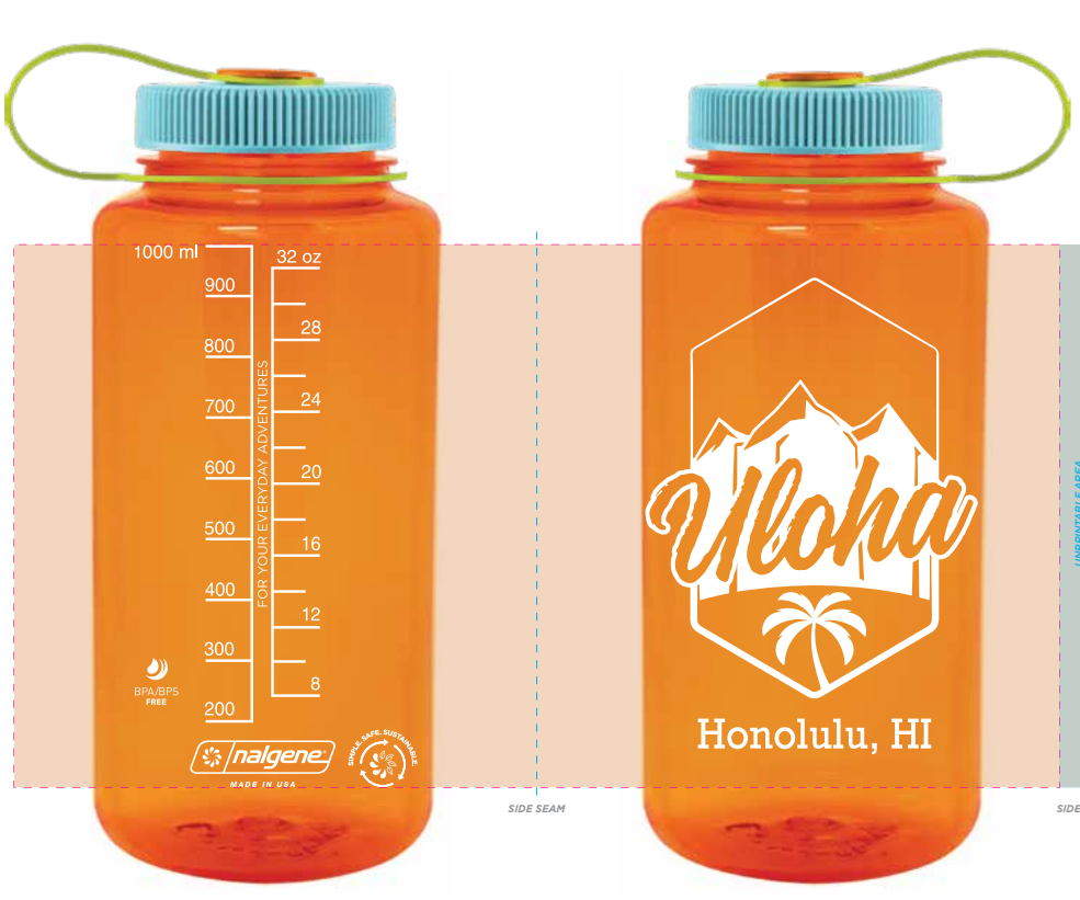 Nalgene Uloha Sustain 32oz WM Custom Nalgene