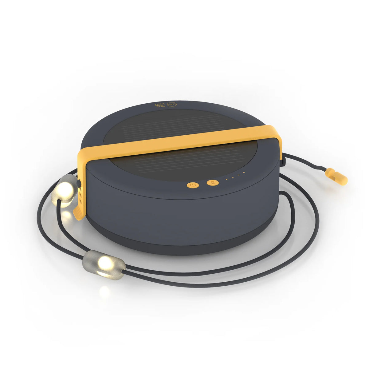 MPowered Luci Solar String Lights + Detachable Power Hub: White 44'