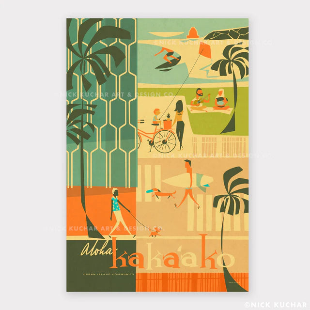 Nick Kuchar - Hawaii Travel Prints