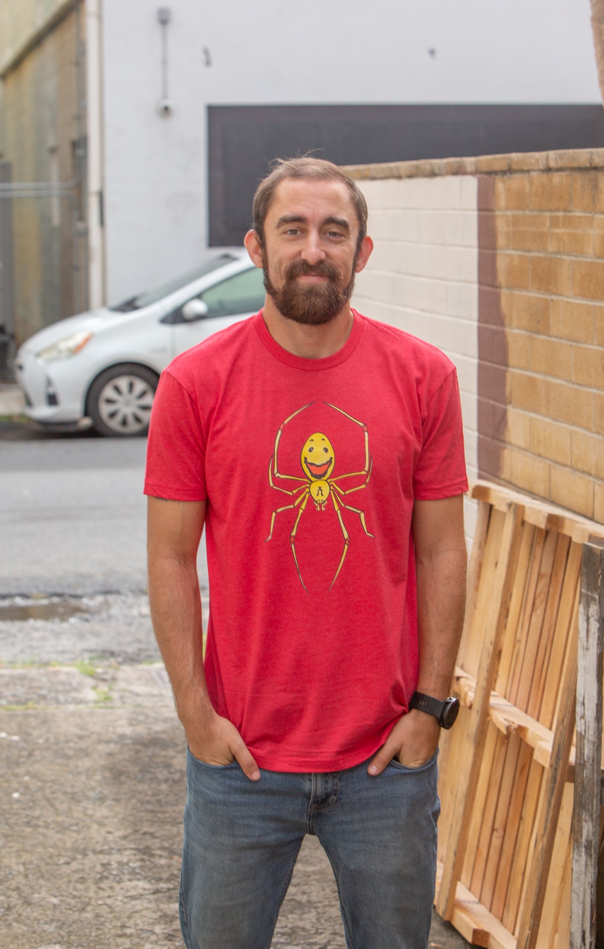Uloha Happy Face Spider Shirt