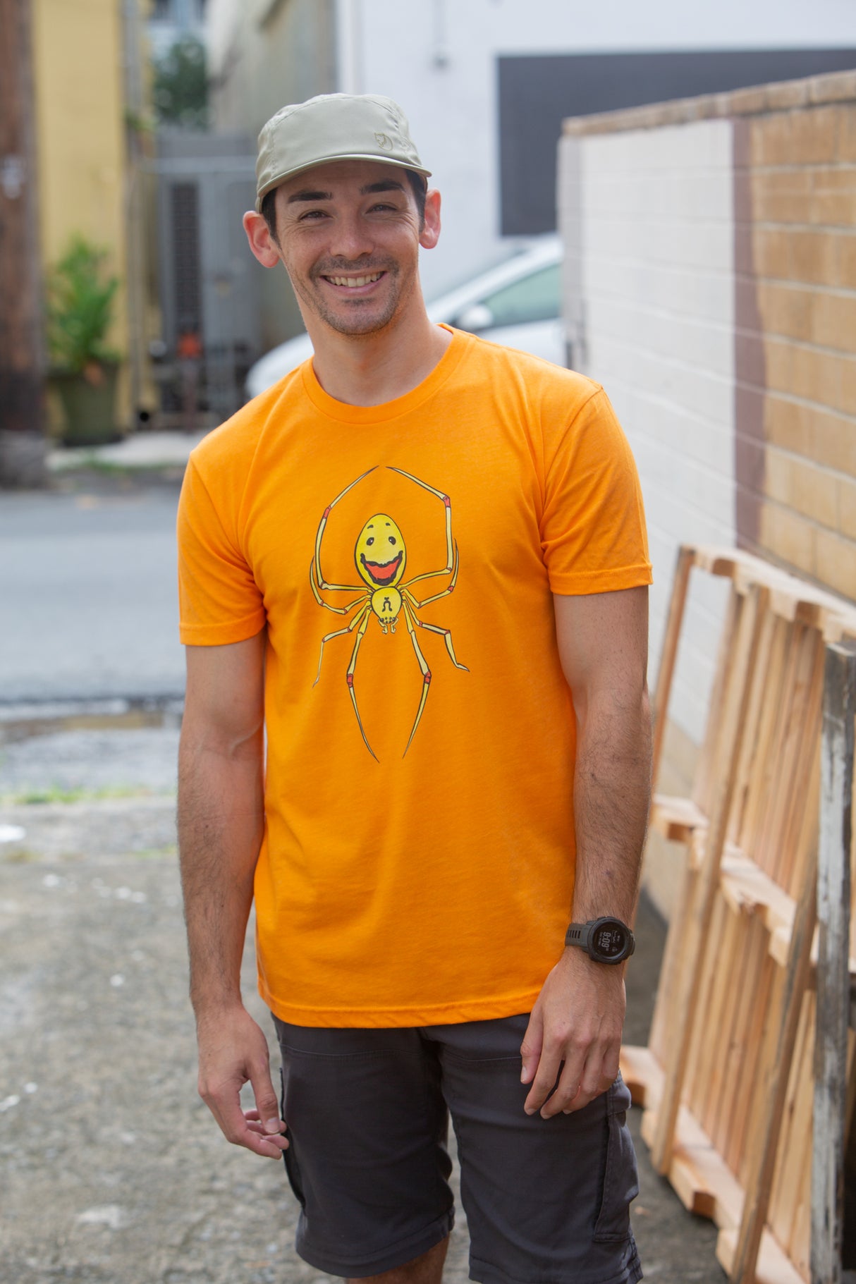 Uloha Happy Face Spider Shirt