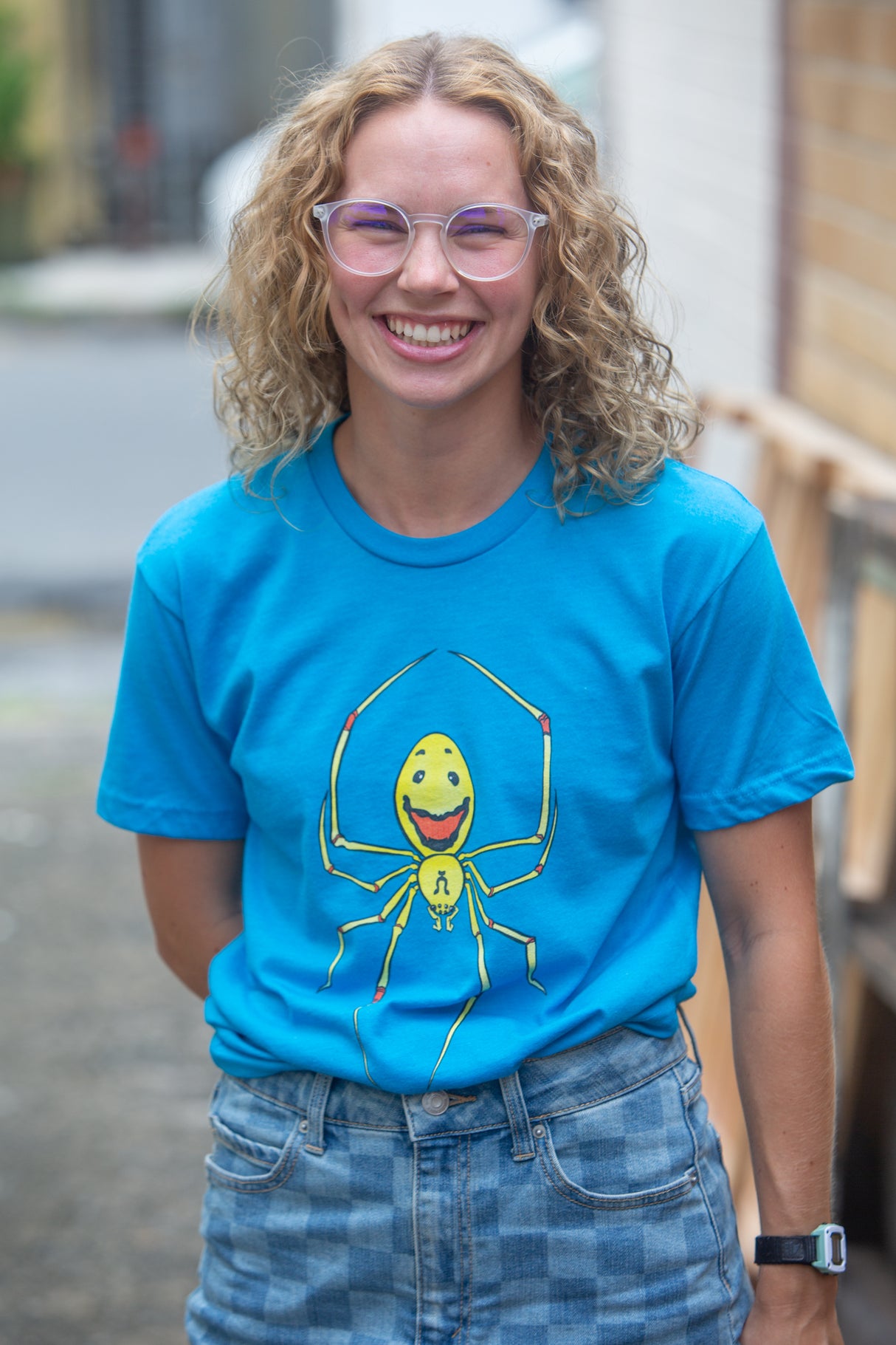 Uloha Happy Face Spider Shirt