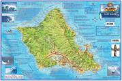 Franko Maps Oahu Surfing Guide Map - Japanese Edition オフ島サーフィンガイドマップ - 日本語版