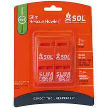 SOL Slim Rescue Howler Whistle