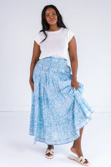 Lilbelle Britt Smocked Maxi Skirt