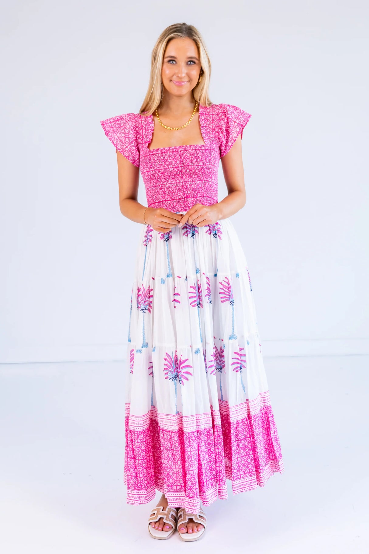 Lilbelle Lil Smocked Maxi Dress
