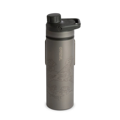 Grayl UltraPress Titanium Purifier Bottle - 16.9 oz