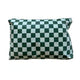 Local Beach Blue/Green Checker Water Resistant Pouch