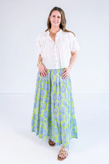 Lilbelle Britt Smocked Maxi Skirt