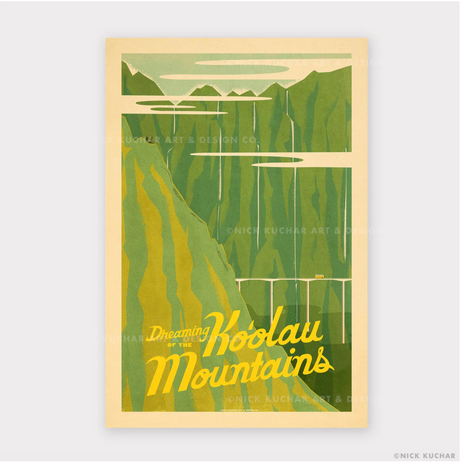 Nick Kuchar - Hawaii Travel Prints