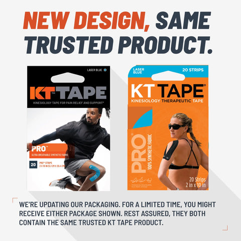 KT Tape Pro Ultra - Breathable Synthetic Fabric - 3 Pk