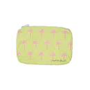 Local Beach Yellow Neon Palms Water Resistant Tyvek Printed Pouch
