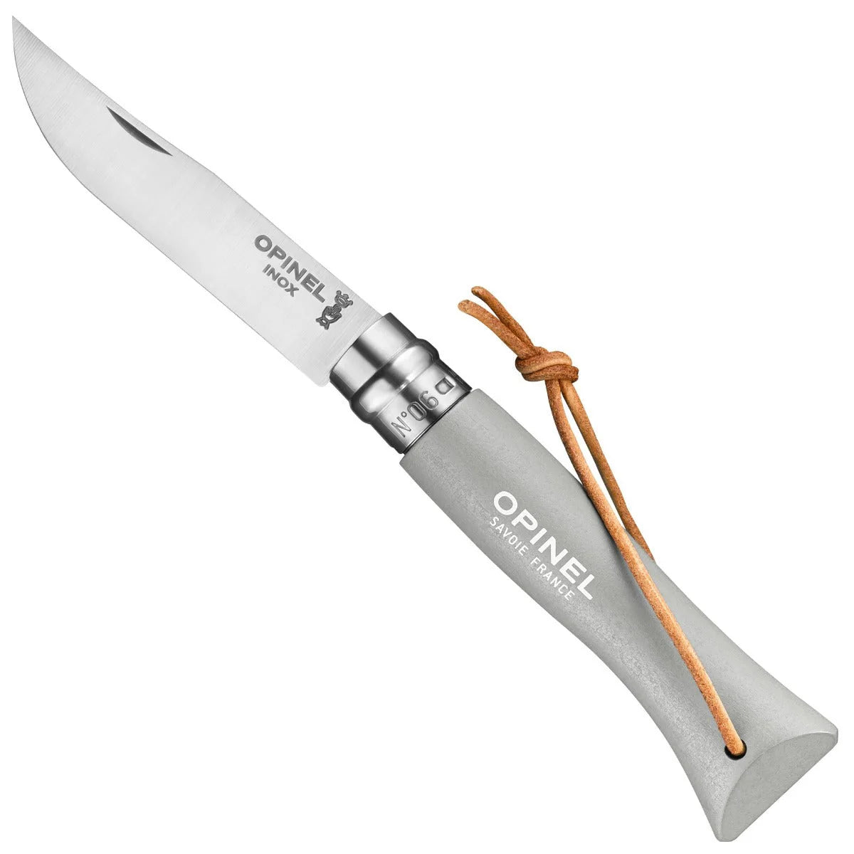 Opinel No.06 Colorama Stainless Steel Folding Knife with Lanyard