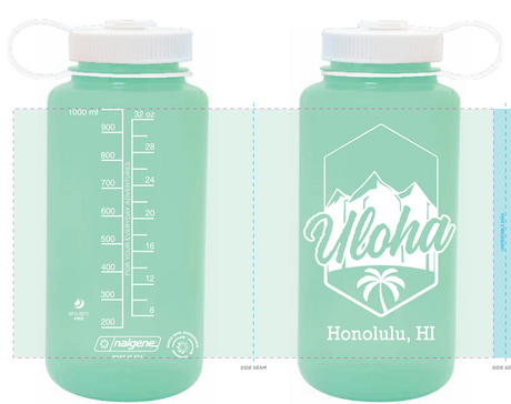 Nalgene Uloha Sustain 32oz WM Custom Nalgene