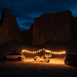 MPowered Luci Solar String Lights + Detachable Power Hub: White 44'