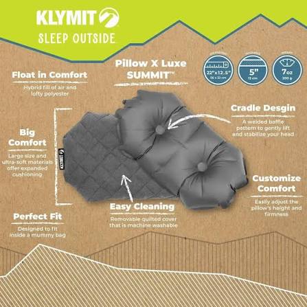Klymit Pillow X™ LUXE SUMMIT
