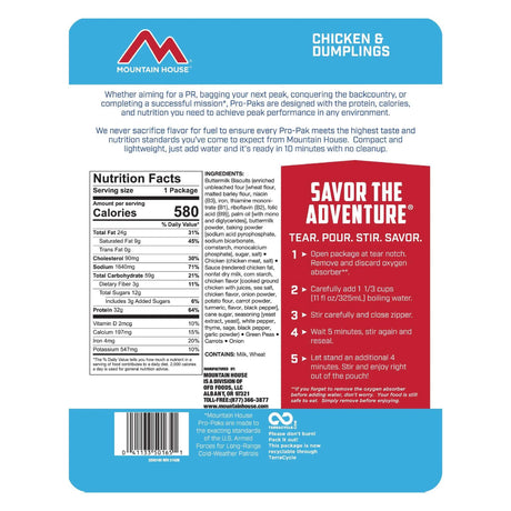 Mountain House "Pro-Pak" Adventure Meals