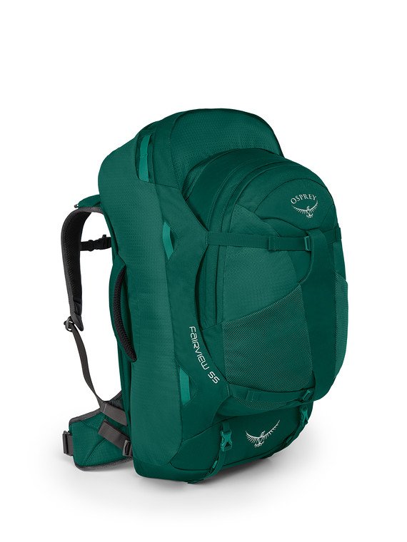 osprey 55l womens backpack Fairview Trek Women's Travel Made with 100% recycled high Osprey Ariel 55L